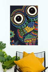 Colorful Art Workof Owl Poster | Animal Posters