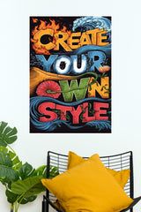 Create Your Own Style Poster | Gym and Motivational Quotes Posters