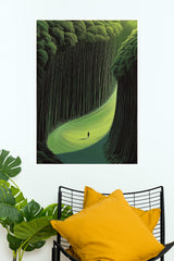 Crystal Lake Poster | The Green World Poster