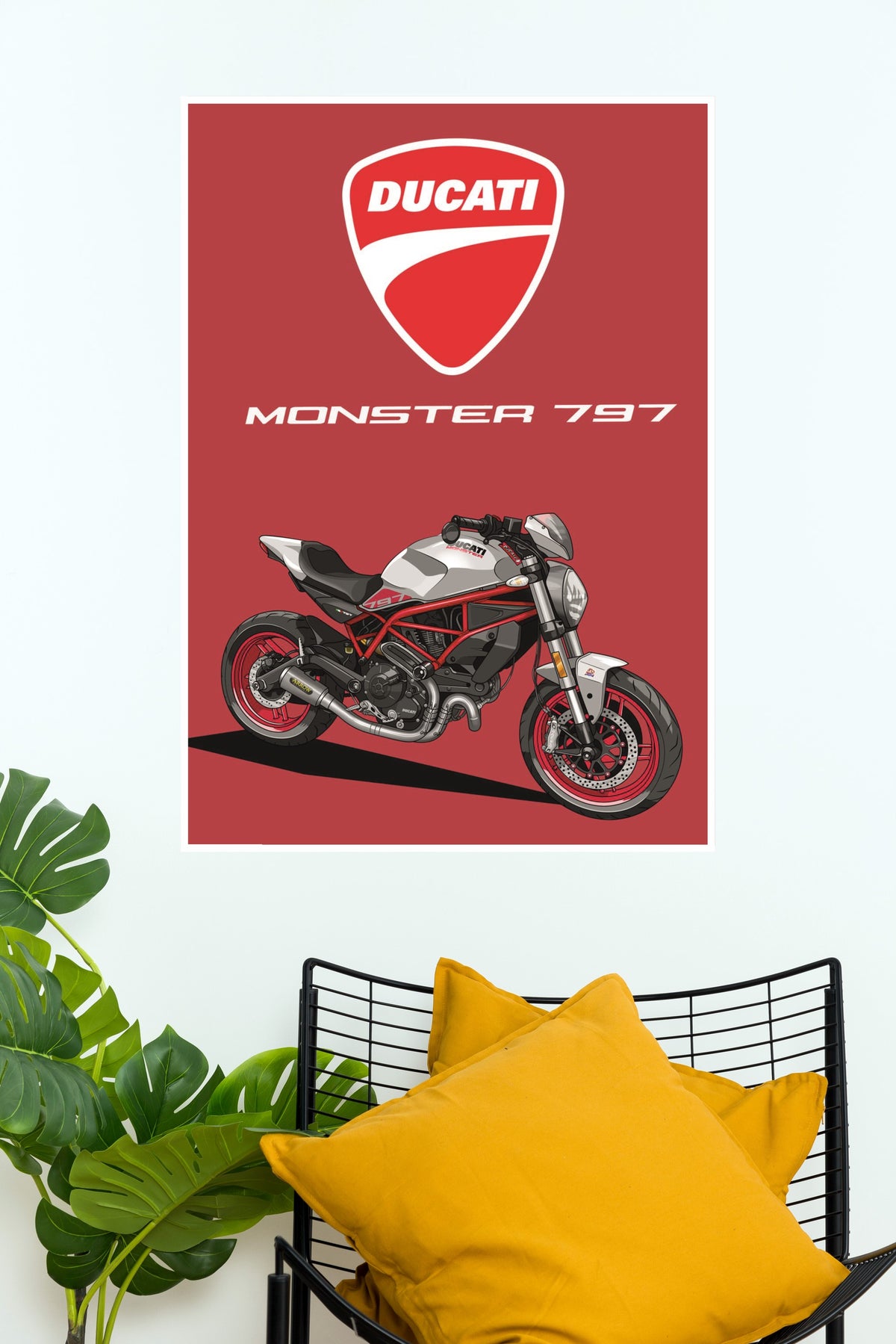 Ducati Monster Poster | Bike Posters