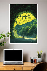 Emerald Valley Poster | The Green World Poster