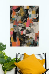 Faces in Flux Poster | Art Posters