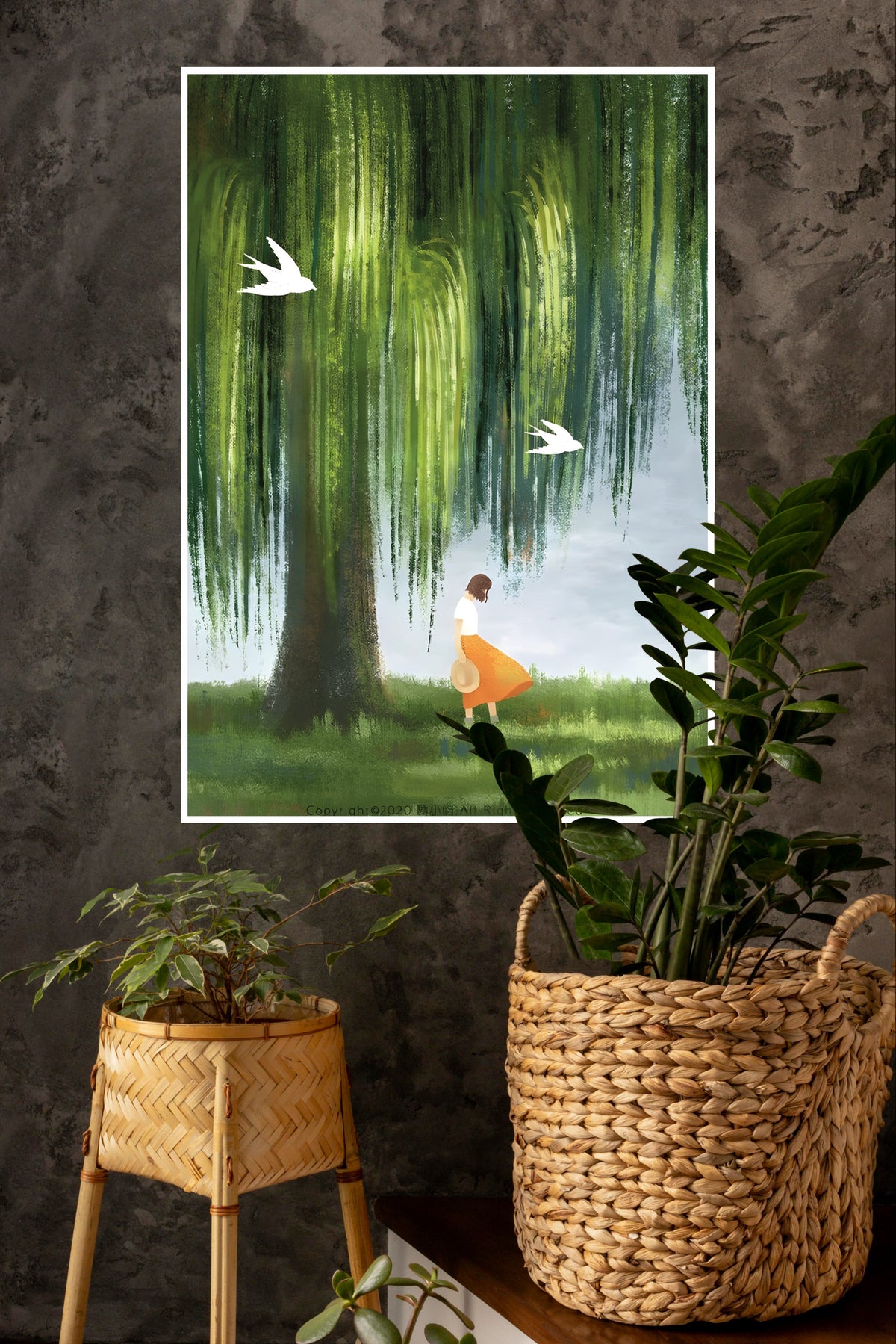 Falling Leaves Poster | The Green World Poster