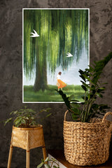 Falling Leaves Poster | The Green World Poster