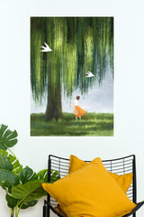 Falling Leaves Poster | The Green World Poster