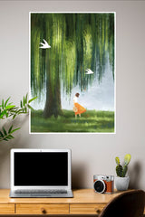 Falling Leaves Poster | The Green World Poster
