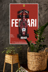 Ferrari F1-75 Poster | Formula 1 Posters