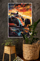 Fire Formula Poster | Formula 1 Posters