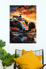 Fire Formula Poster | Formula 1 Posters