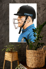 Flash of Blue Poster | Cricketers Posters