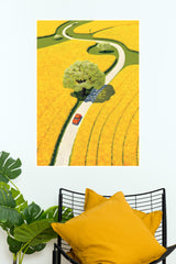 Golden Fields Poster | The Green World Poster