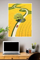 Golden Fields Poster | The Green World Poster