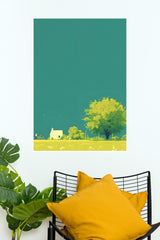 Golden Sunrise Poster | The Green World Poster