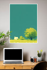 Golden Sunrise Poster | The Green World Poster