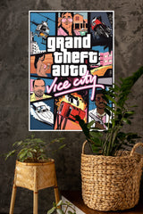 Grand Theft Auto Vice City Game Poster | Games Posters
