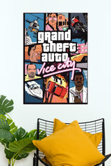 Grand Theft Auto Vice City Game Poster | Games Posters