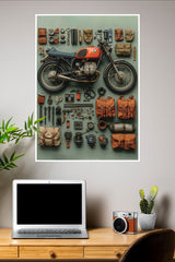 Green Jaguar Poster | Bike Posters