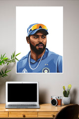 Hardik Pandya Poster | Cricketers Posters