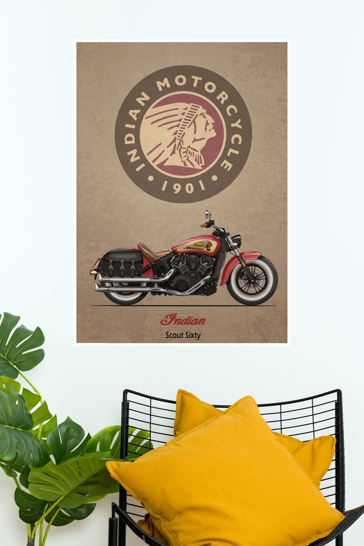 Indian Scout Sixty Poster | Bike Posters