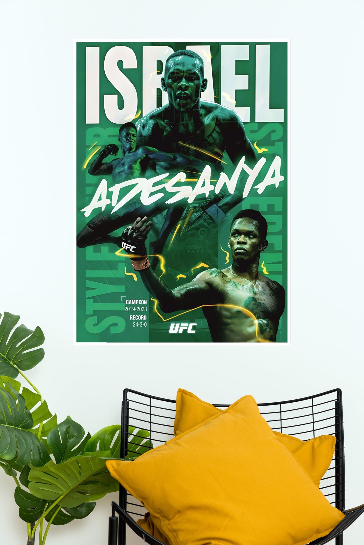 Israel Adesanya Poster | UFC Champions Poster