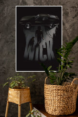 John Wick In Black Poster | Hollywood Movies Posters