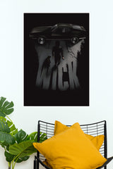John Wick In Black Poster | Hollywood Movies Posters