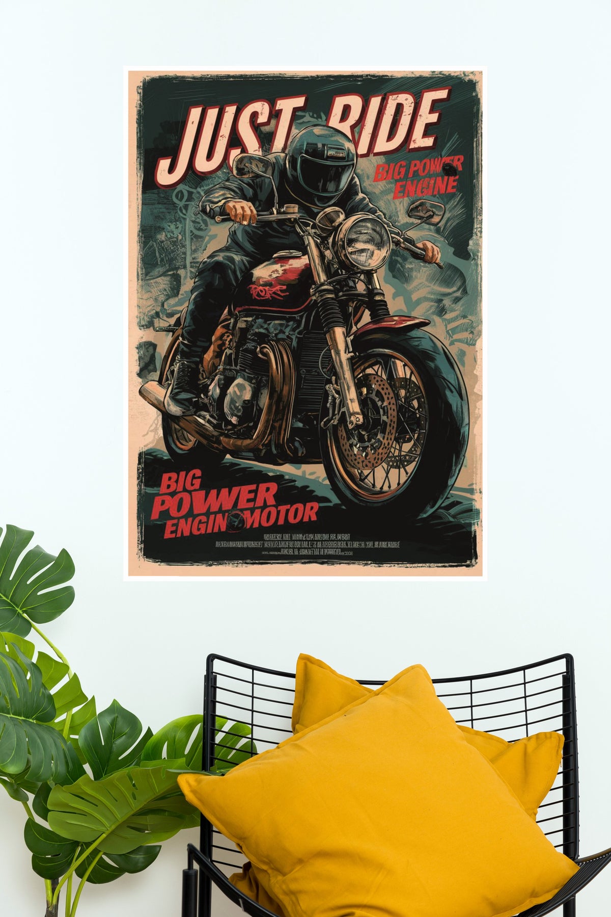 Just Ride Poster | Bike Posters