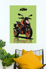 KTM 390 Poster | Bike Posters