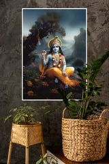 Krishna Beautiful Art Poster | God Posters
