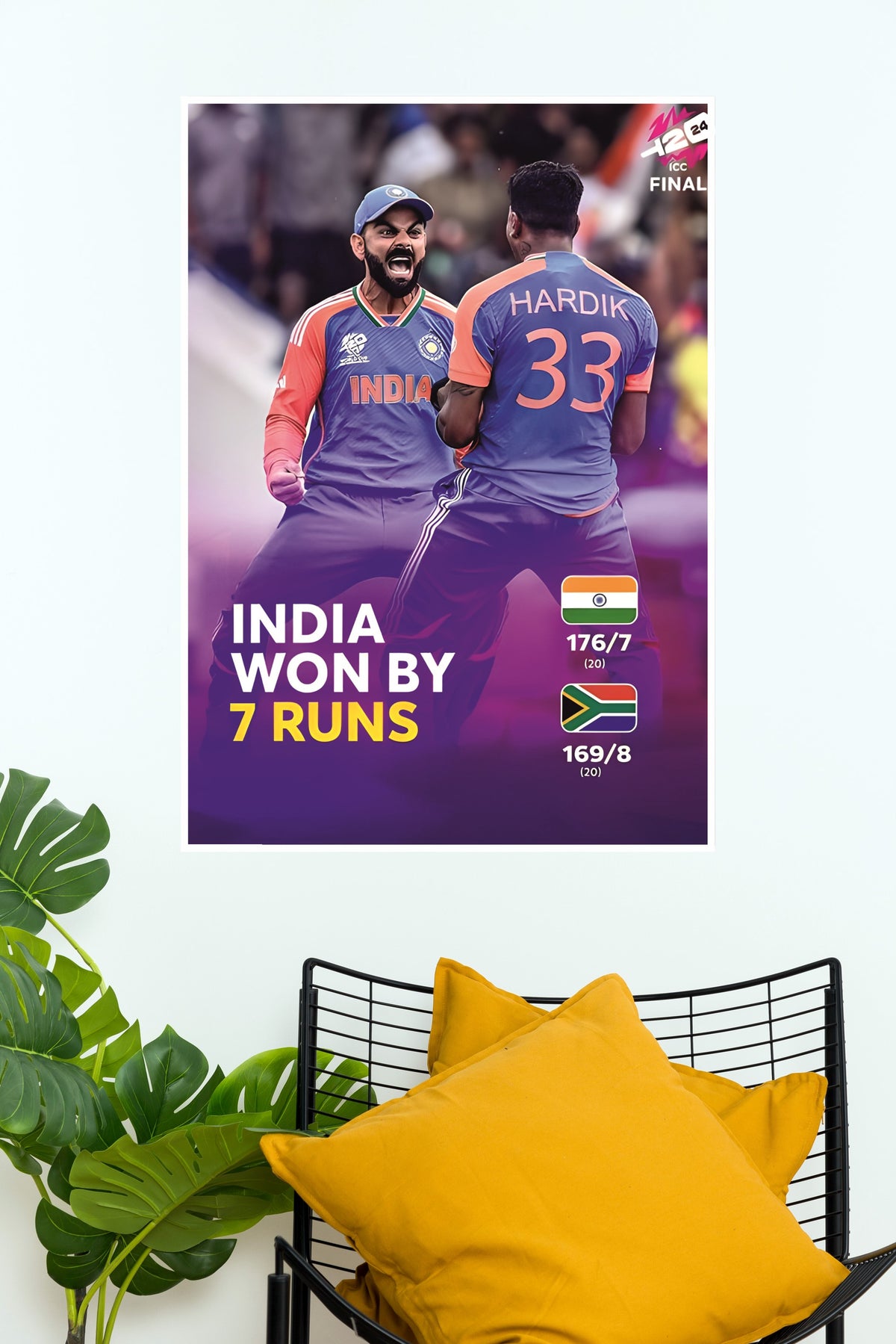 Lead Like a Lion Poster | Cricketers Posters