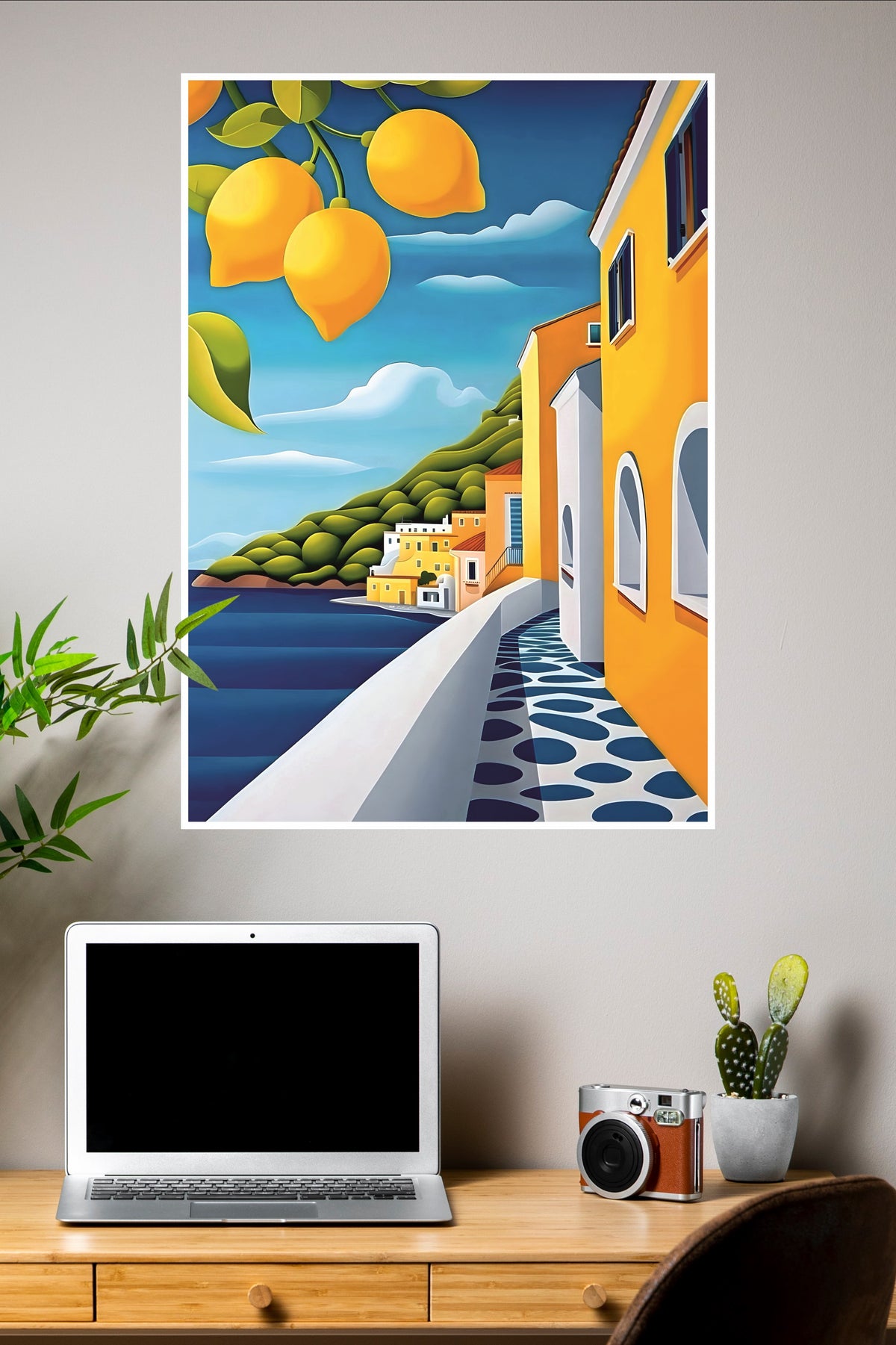 Lemon Coast Dreams Poster | Art Posters