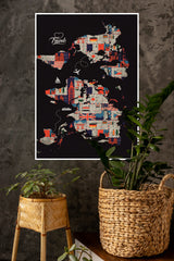 Map ideas Poster | Art Posters