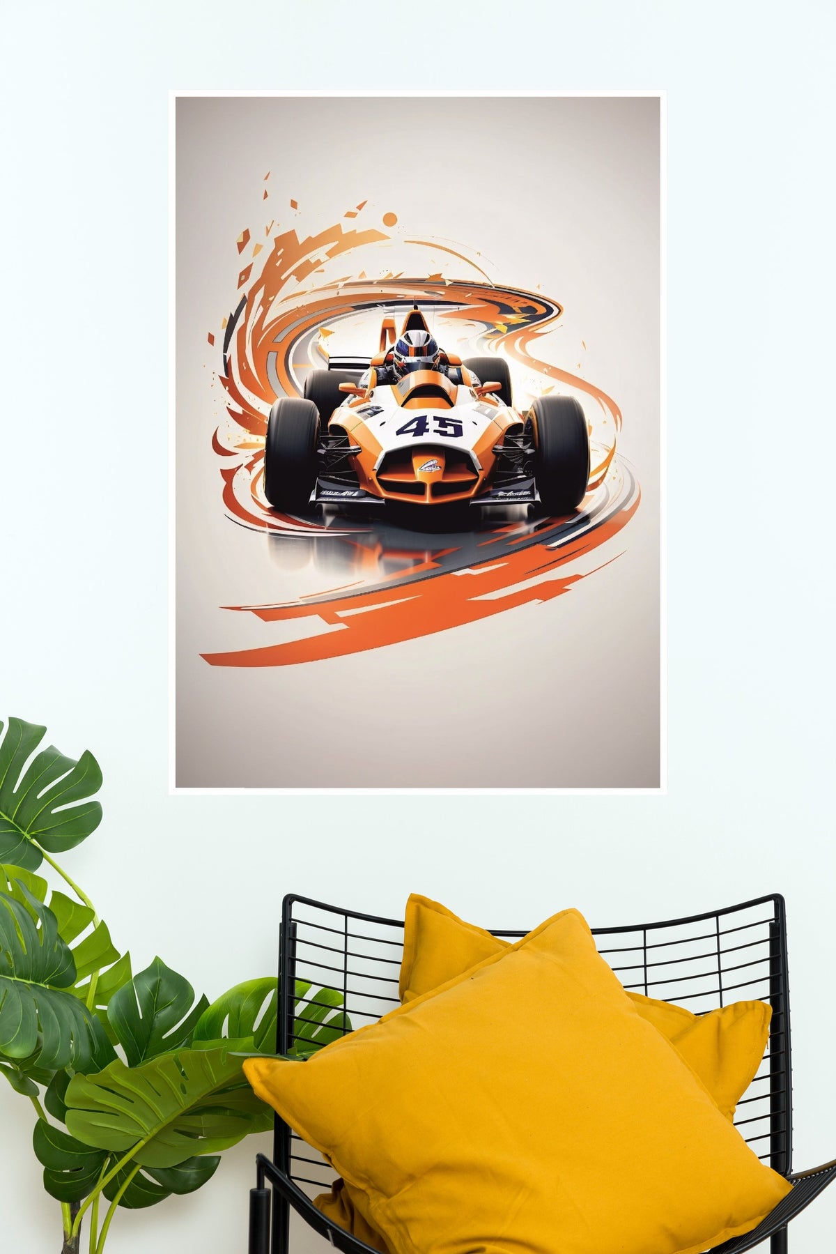 McLaren Papaya Poster | Formula 1 Posters