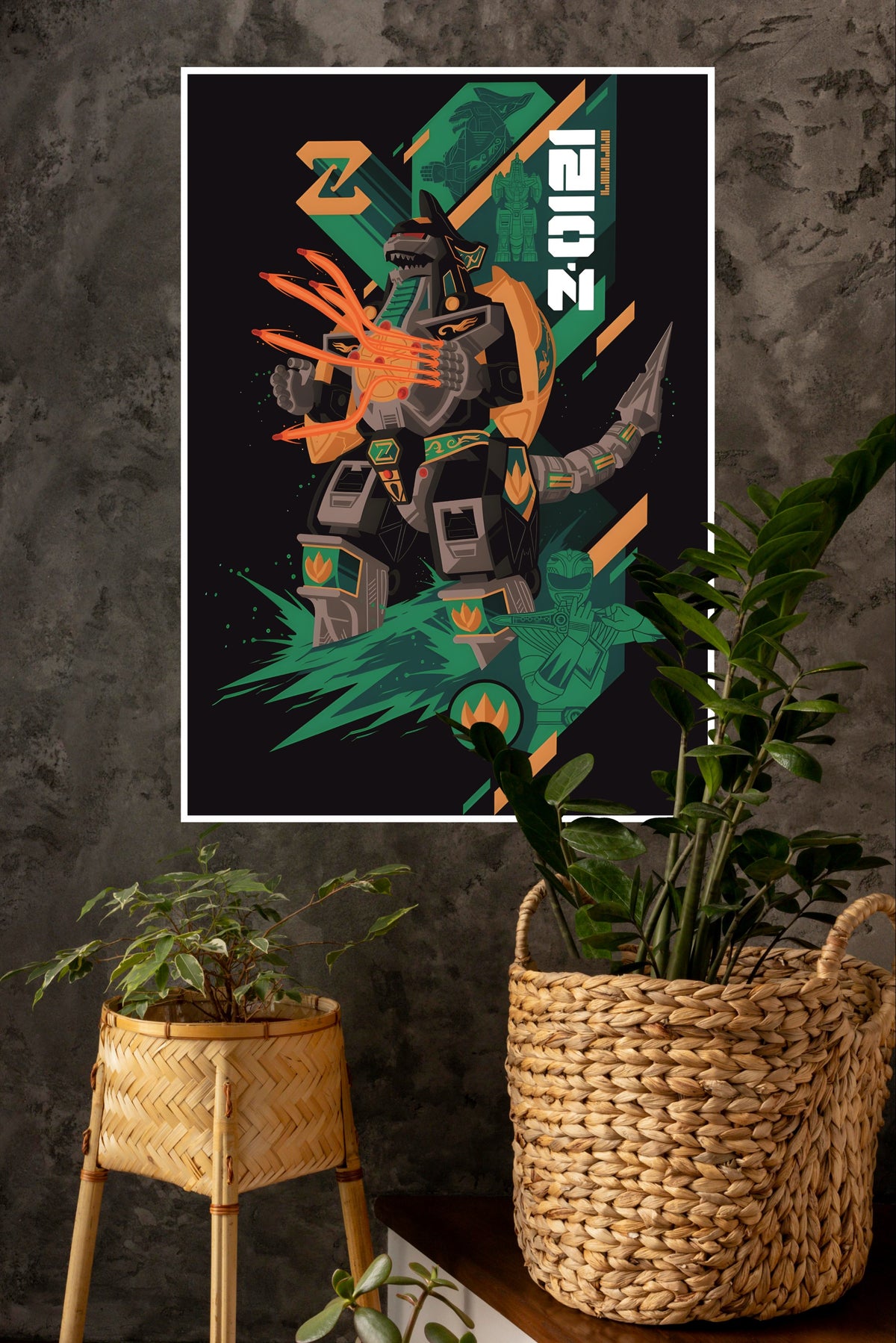Mega Dragonzord Poster | Animated Movies Posters