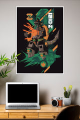 Mega Dragonzord Poster | Animated Movies Posters