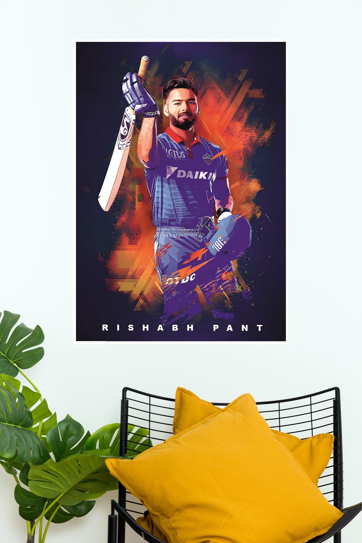 Men in Blue Poster | Cricketers Posters