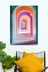 Modern Geometric Archway Art Print Poster| Art Posters