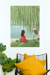Mystic Lake Poster | The Green World Poster