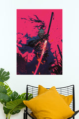 Oath in Crimson Poster | Samurai Warrior Poster