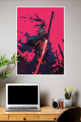 Oath in Crimson Poster | Samurai Warrior Poster