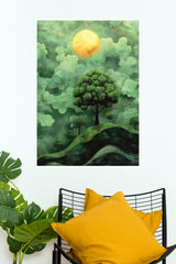 Ocean Sunset Poster | The Green World Poster