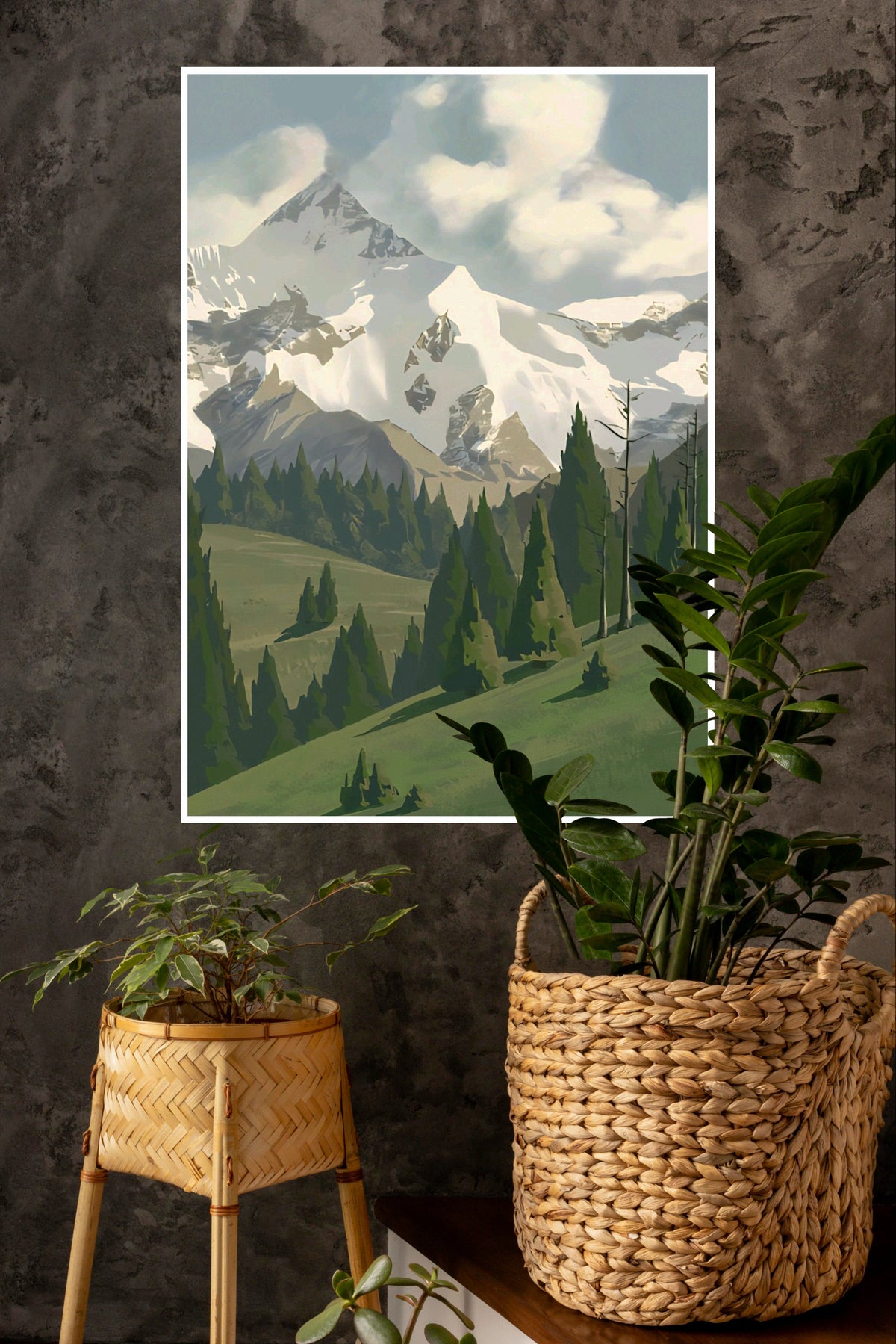 Peaceful Meadow Poster | The Green World Poster