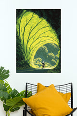 Peaceful Sunset Poster | The Green World Poster