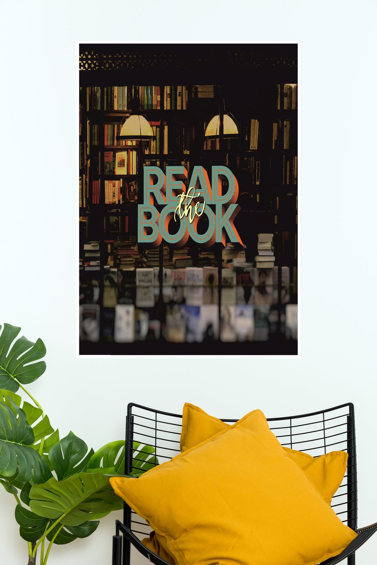 READ the BOOK Poster | Gym and Motivational Quotes Posters