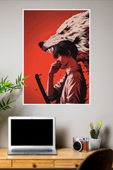 Red Howl Poster | Anime Posters