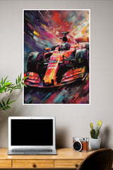 Red Line Racer Poster | Formula 1 Posters