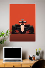 Red and black formula car Poster | Formula 1 Posters