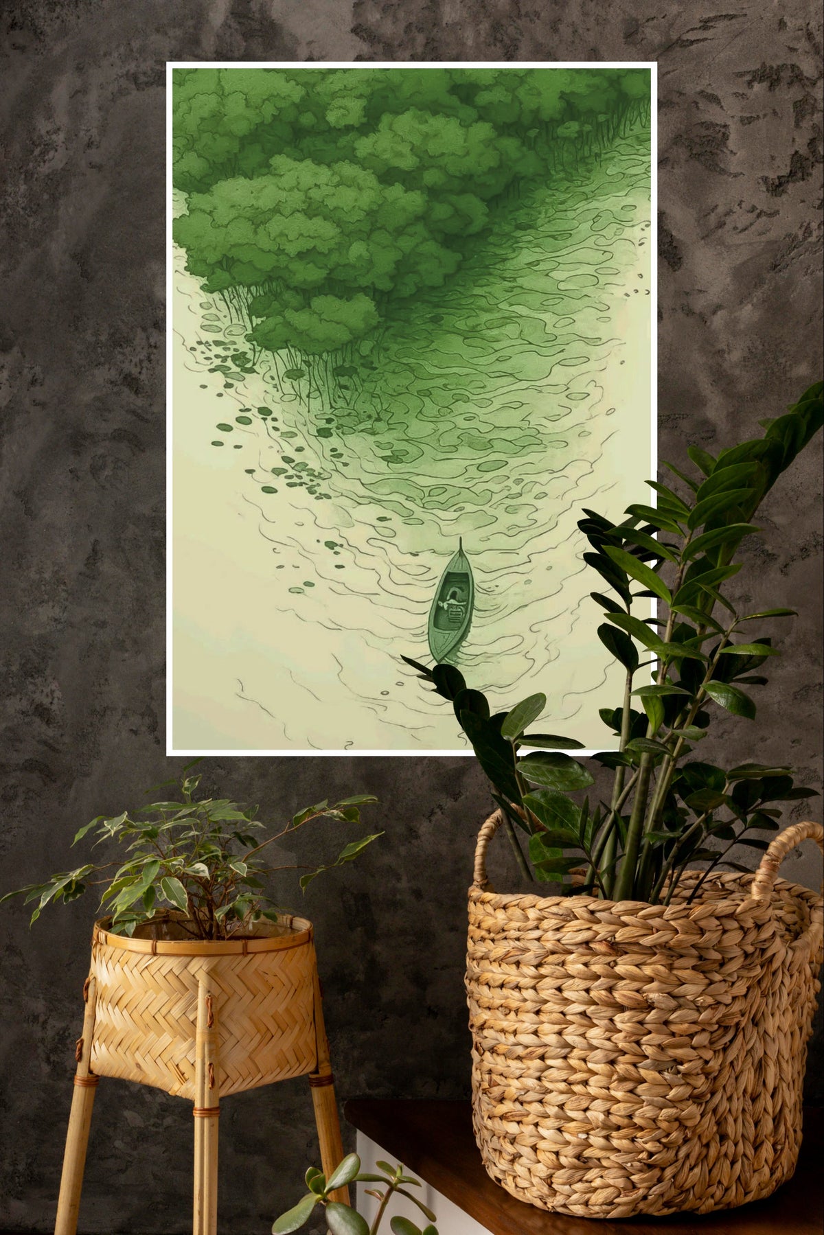 River Reflections Poster | The Green World Poster