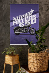 Royal Enfield Meteor Poster | Bike Posters