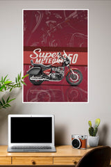 Royal Enfield Super Meteor 650 Poster | Bike Posters